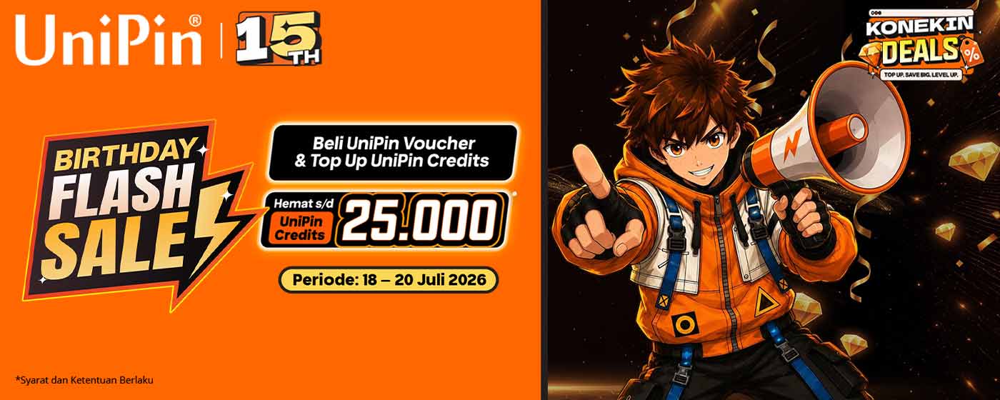 KONEKIN DEALS – Birthday Flash Sale hanya 3 Hari!